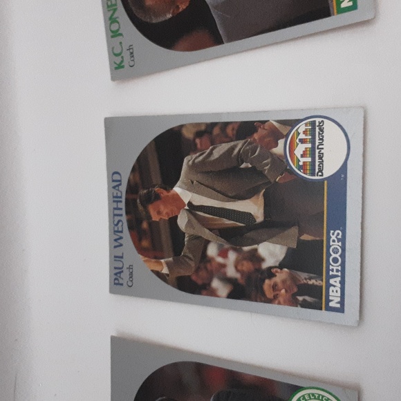 1990 NBA Hoops Coach Cards 7 Count - Picture 3 of 9